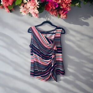 Chapter One Striped Sleeveless Top